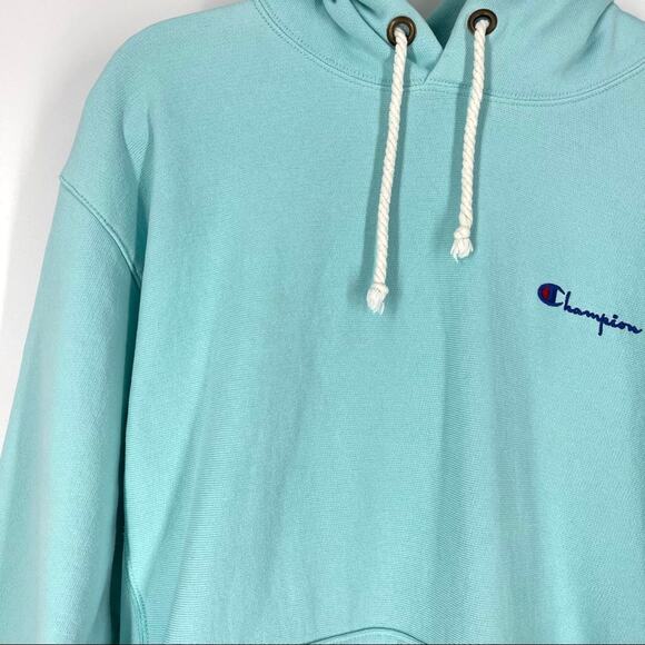 Champion Blue Hoodie Sweater Size XL Cotton Kangaroo Pockets - Picture 2 of 12